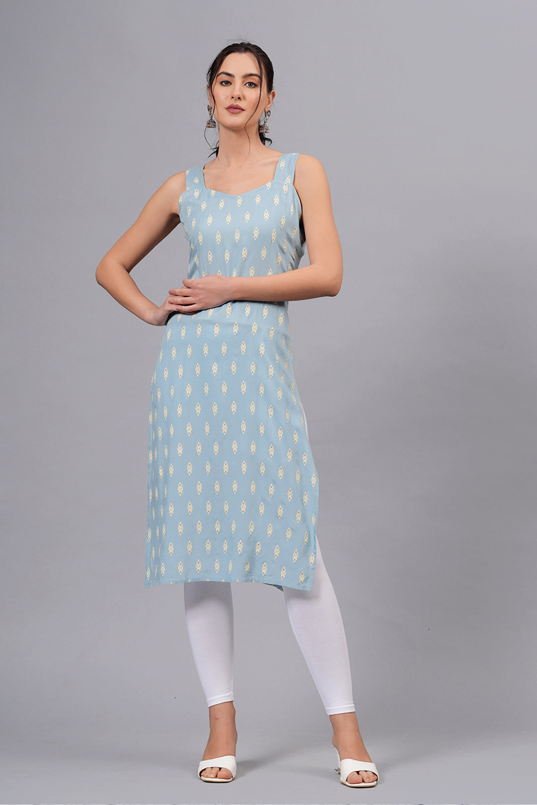 Casual Block Print Kurti