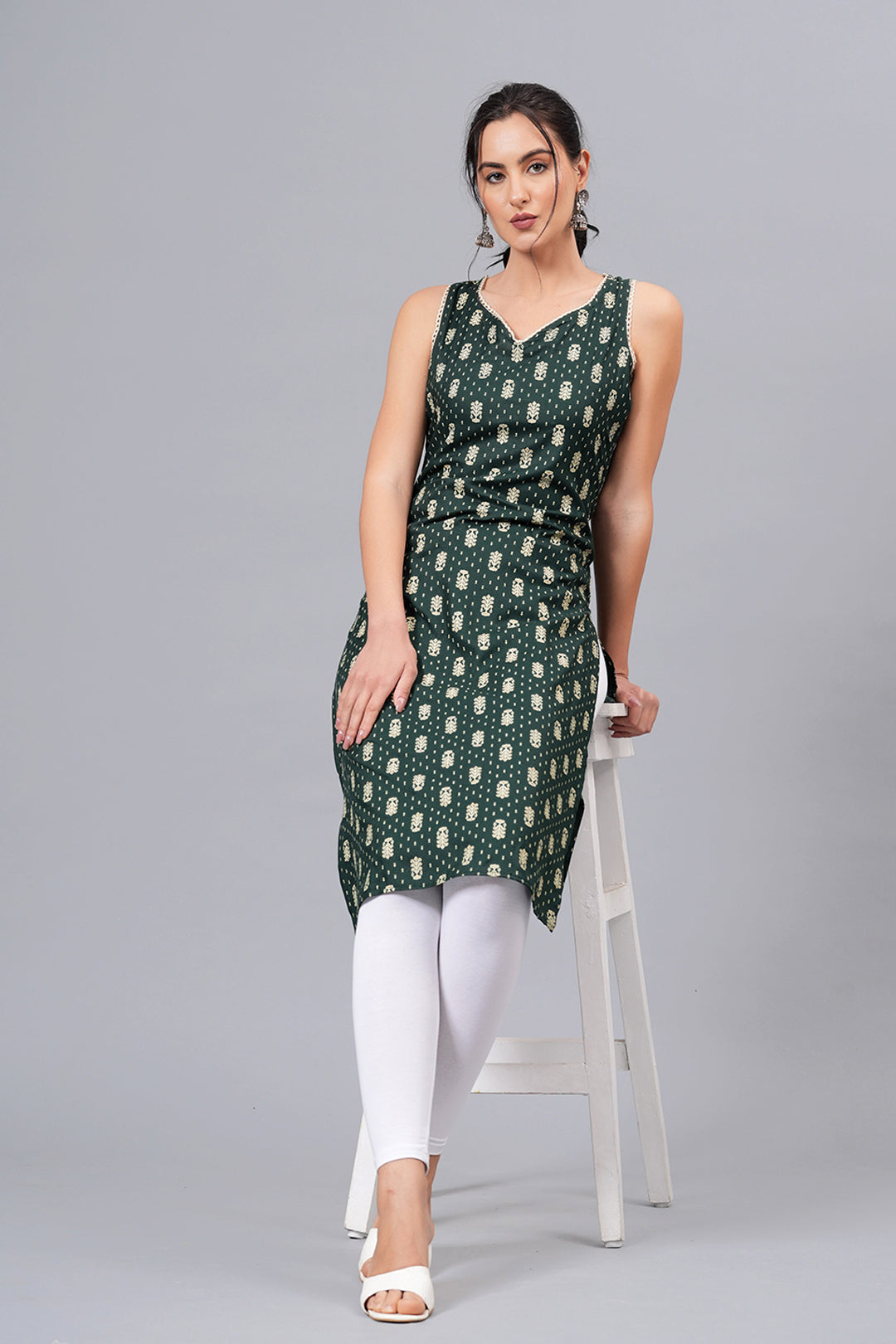 Rayon Cotton Casual Kurti