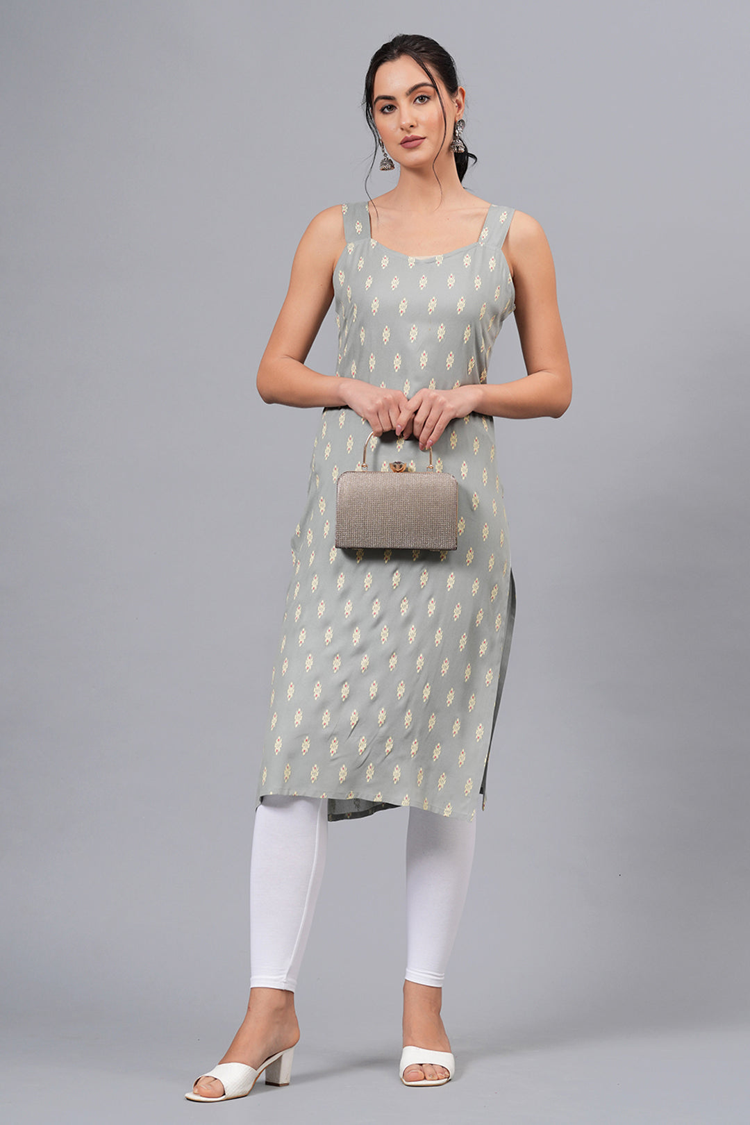 Casual Block Print Kurti