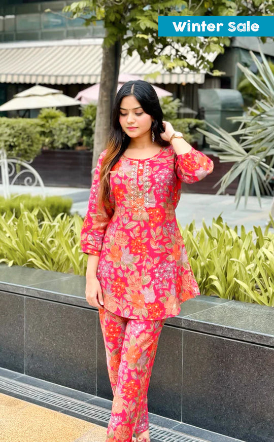 Blossom Elegance Co-ord Set