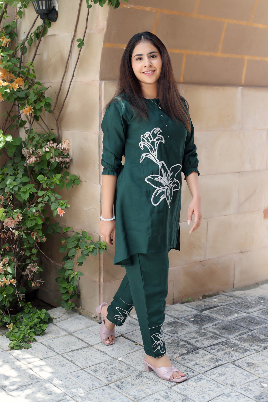 Elegant Cotton Silk Co-ord Set